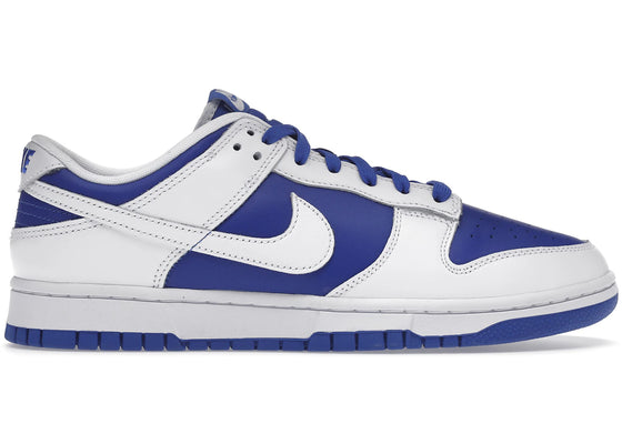 Nike Dunk Low Racer Blue White sneakers - authentic streetwear shoes