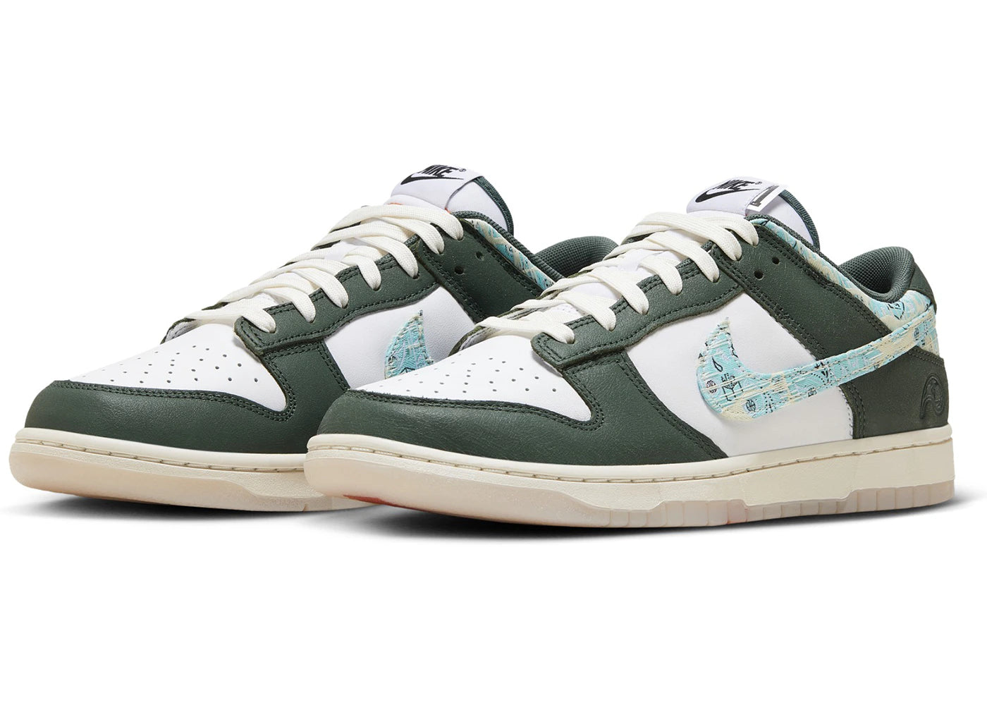 Nike Dunk Low Retro Hoops Fireball - vue secondaire A