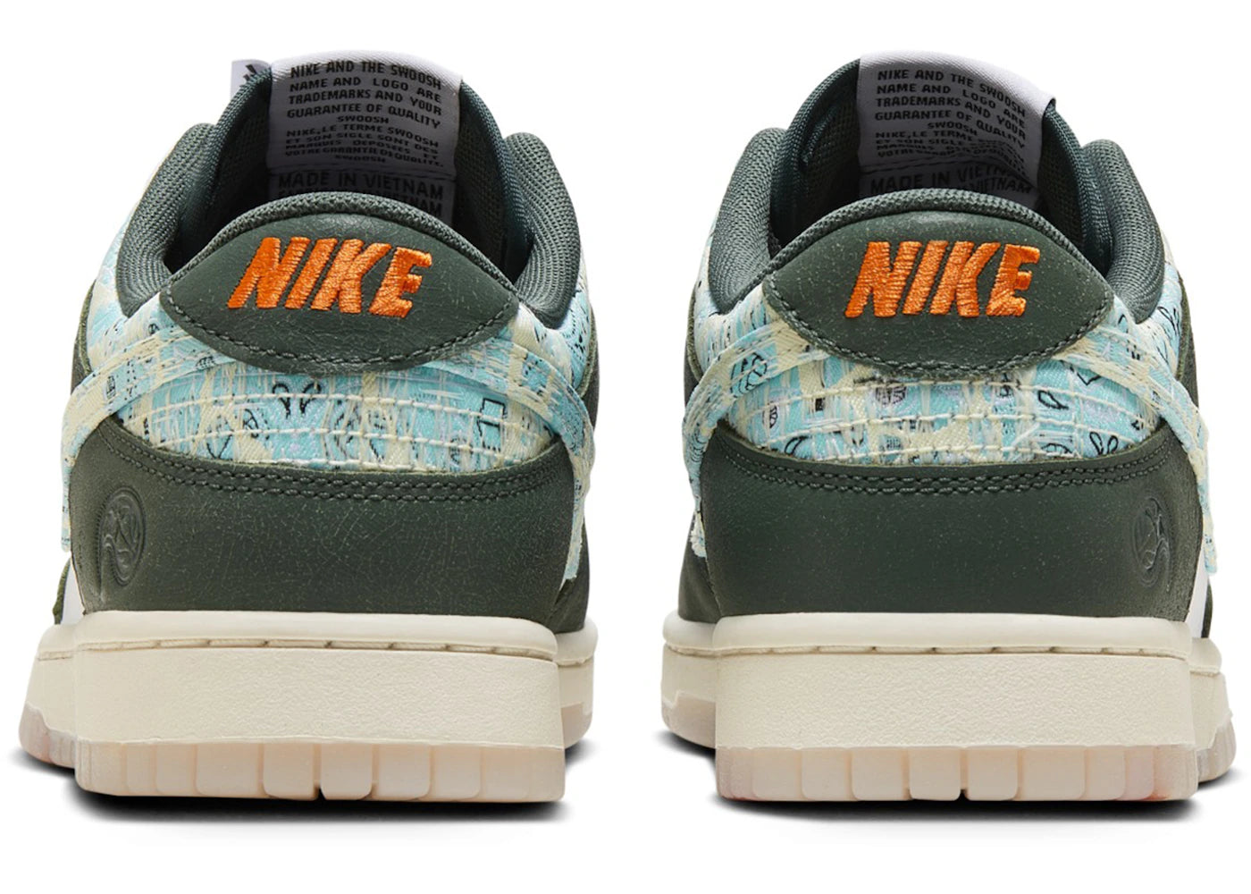 Nike Dunk Low Retro Hoops Fireball - vue secondaire B