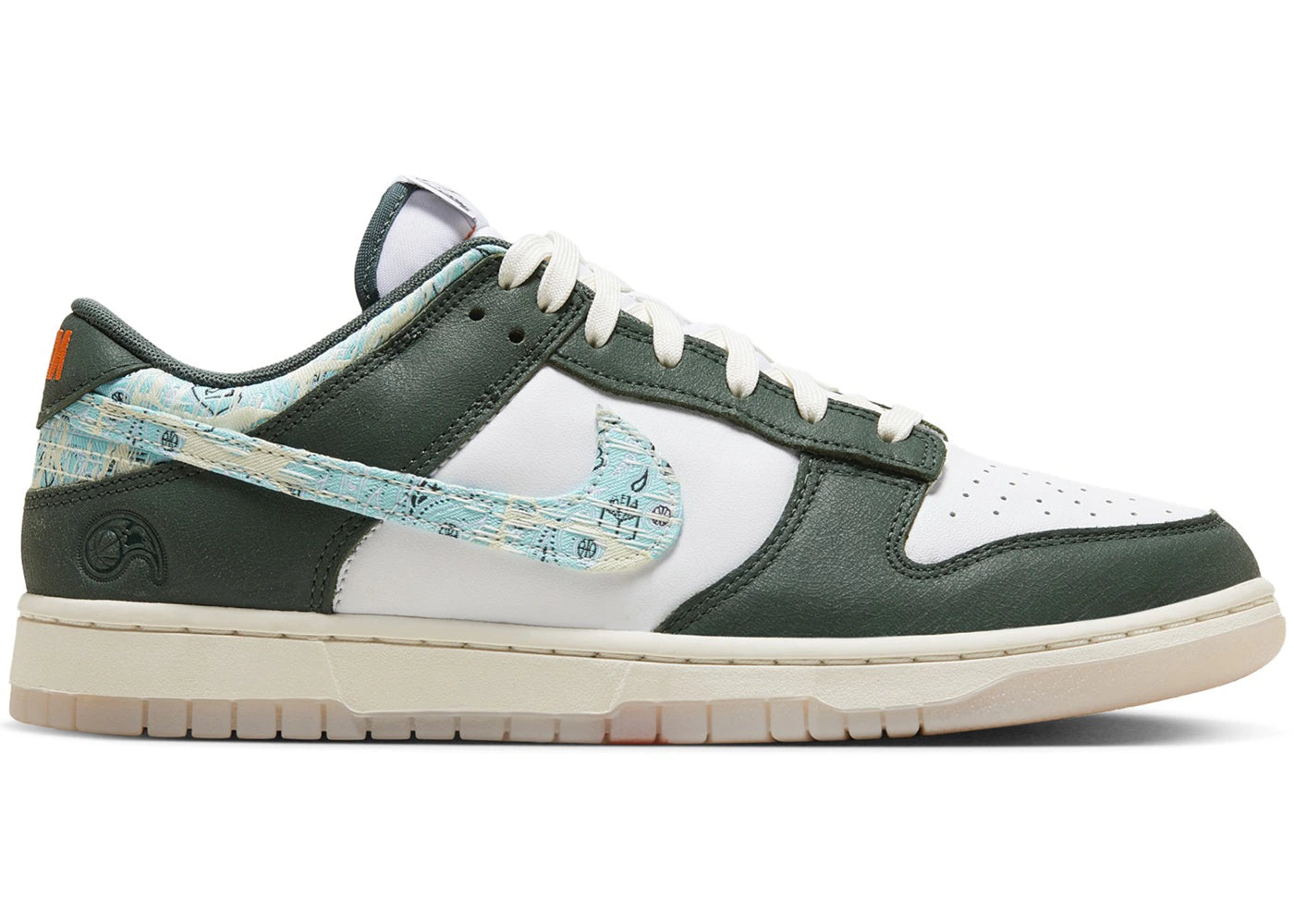 Nike Dunk Low Retro Hoops Fireball - vue 360