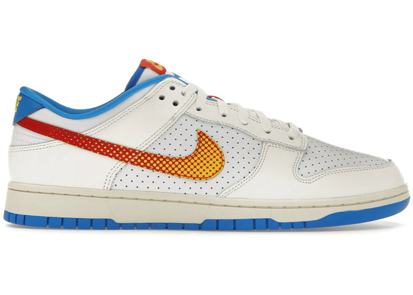 Nike Dunk Low Retro SE Pop Art Sail Photo Blue sneakers - authentic Nike shoes