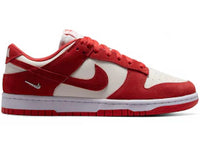 Nike Dunk Low Sail White Metallic Silver Light Crimson (Women's)