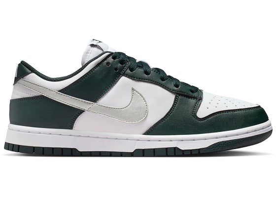 Nike Dunk Low Seaweed Metallic Silver (Women's) sneakers - authentic Nike shoes