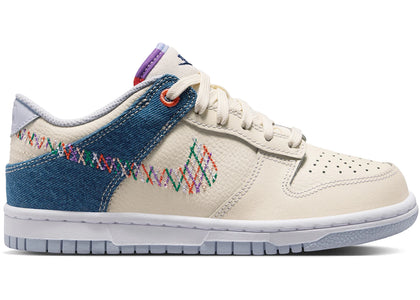 Nike Dunk Low Soft Pearl Blue Denim (GS) - authentic Nike sneakers