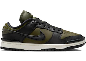 Nike Dunk Low Twist Army Khaki Black (Women's) - authentic Nike sneakers