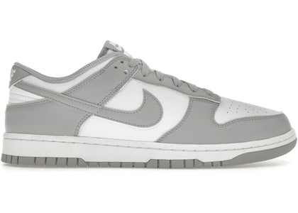 Nike Dunk Low White Light Smoke Grey sneakers - authentic streetwear shoes