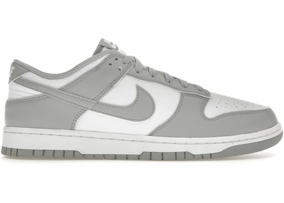 Nike Dunk Low White Light Smoke Grey sneakers - authentic streetwear shoes