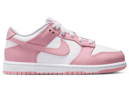 Nike Dunk Low White Medium Soft Pink (PS) - authentic Nike sneakers