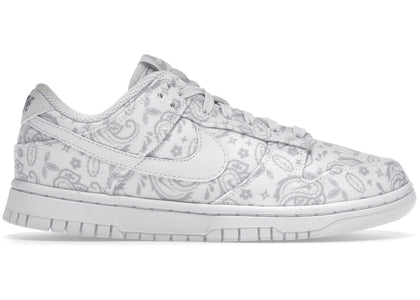 Nike Dunk Low White Paisley (Women's) sneakers - authentic streetwear shoes