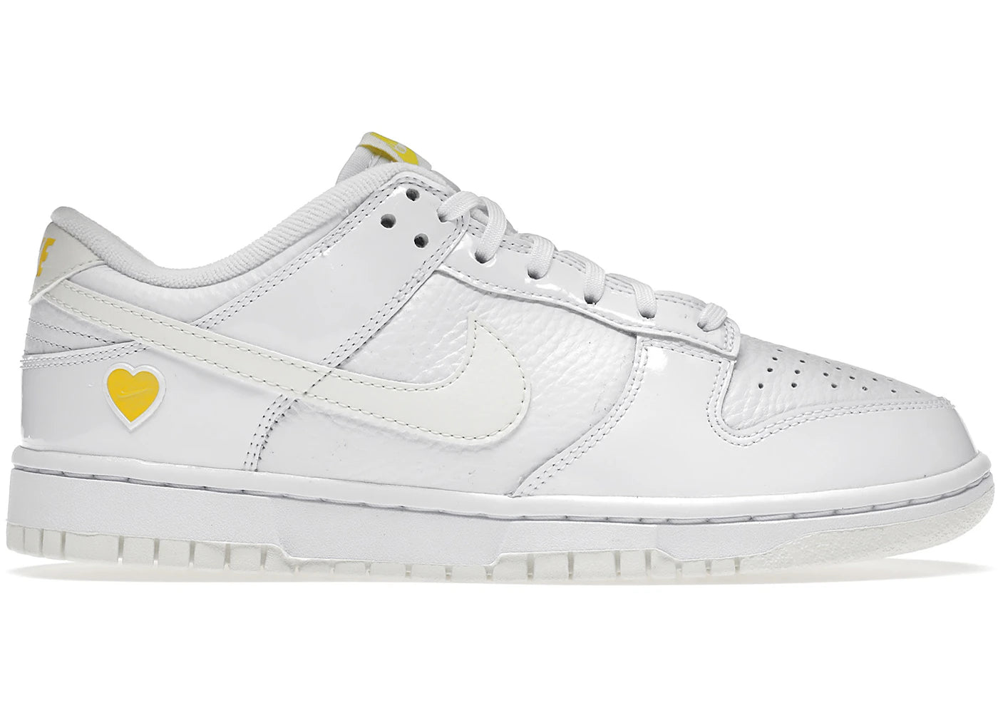 Nike Dunk Low Valentine's Day Yellow Heart (Women's) sneakers - authentic Nike shoes