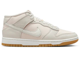 Nike Dunk Mid Canvas Light Orewood Brown Gum - authentic Nike sneakers