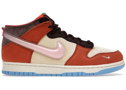 Nike Dunk Mid Social Status Free Lunch Chocolate Milk sneakers - authentic streetwear shoes