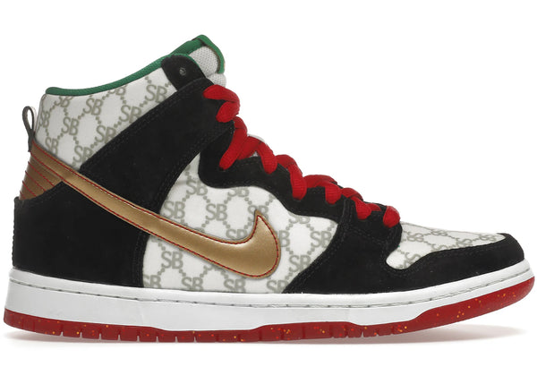 Nike SB Dunk High Black Sheep Paid in Full sneakers - authentic streetwear shoes