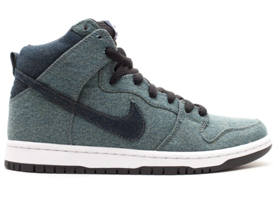 Nike SB Dunk High Denim sneakers - authentic streetwear shoes