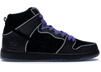 Nike SB Dunk High Schwarz Lila Box