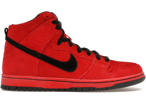 Nike SB Dunk High Red Devil sneakers - authentic streetwear shoes
