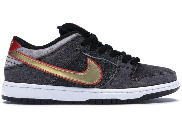 Nike SB Dunk Low Beijing Metallic Gold sneakers - authentic streetwear shoes