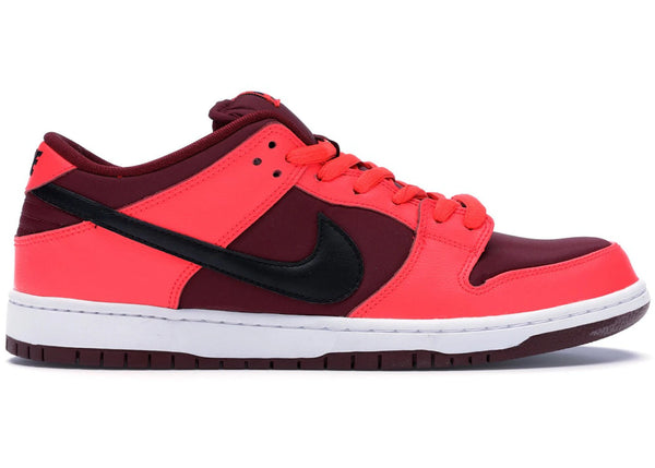 Nike SB Dunk Low Laser Crimson sneakers - authentic streetwear shoes