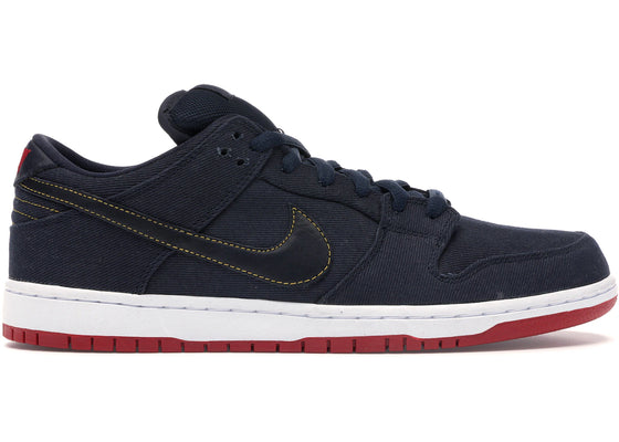 Nike SB Dunk Low Levis Blue Denim sneakers - authentic streetwear shoes