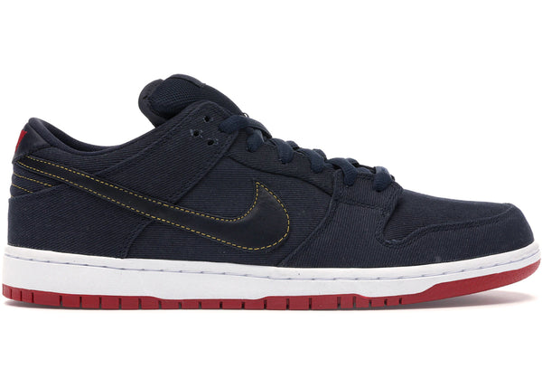 Nike SB Dunk Low Levis Blue Denim sneakers - authentic streetwear shoes