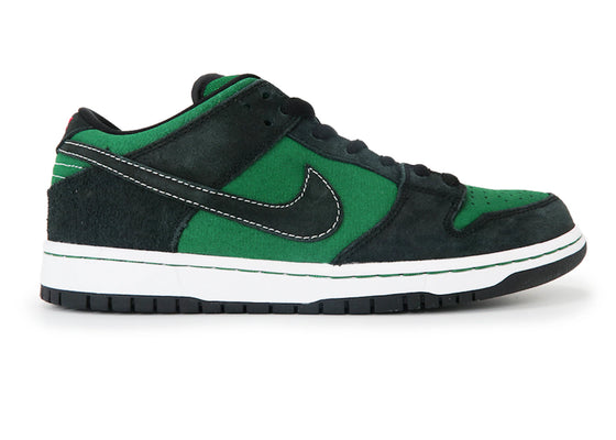 Nike SB Dunk Low Pine Green Black sneakers - authentic streetwear shoes