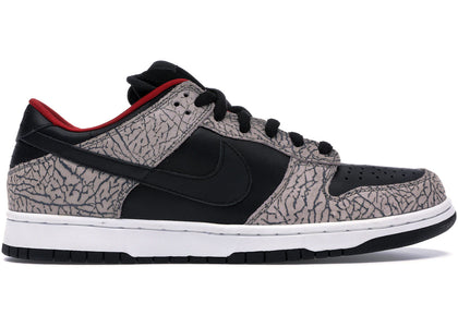 Nike SB Dunk Low Supreme Black Cement (2002) sneakers - authentic streetwear shoes