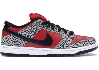 Nike SB Dunk Low Supreme Red Cement (2012) sneakers - authentic streetwear shoes