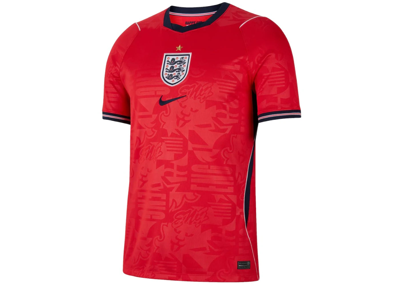 Nike England National Team 2026 Away Stadium Jersey Speed Red/Obsidian/White - vue secondaire A