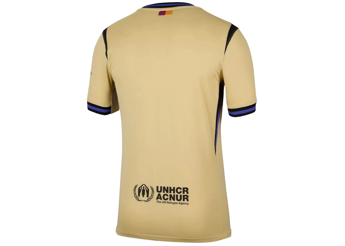 Nike FC Barcelona 2025/26 Stadium Away Kobe Dri-FIT Soccer Replica Jersey Team Gold/Persian Violet/Team Gold/Black - vue secondaire B