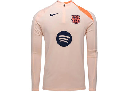 Nike FC Barcelona Strike Third Total 90 Knit Drill Top Crimson Tint/Bright Mango/Midnight Navy - product view 2