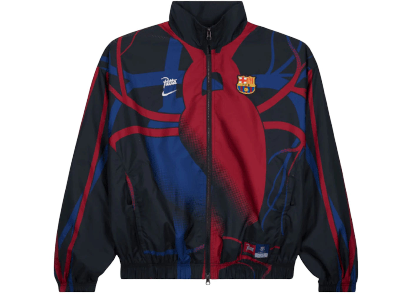 Nike FC Barcelona x Patta Football Hoodie Red/Blue - vue secondaire A