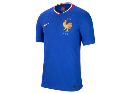 Nike France 2024/25 Match Home ADV Authentic Jersey Bright Blue/University Red/White - authentic Nike apparel