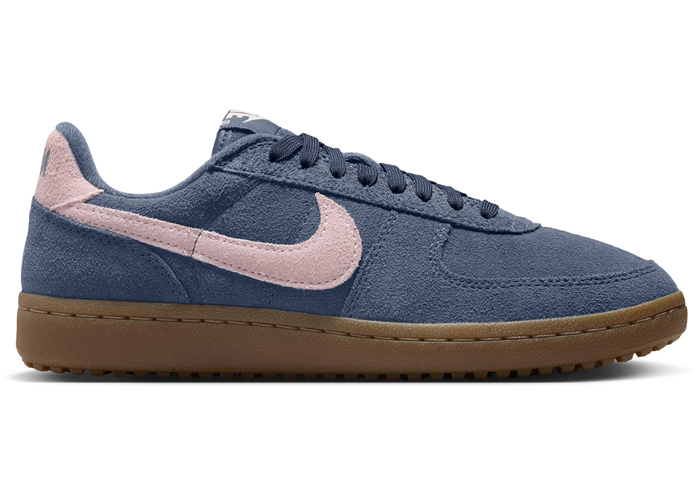 Nike Field General Suede Thunder Blue Pink Foam (Women's) - vue 360