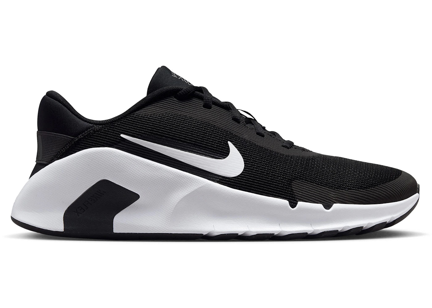 Nike Flex Train Black White - vue 360