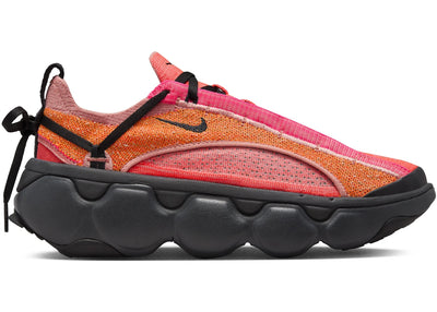 Nike Flyknit Bloom Hot Punch Red Stardust Dark Smoke Grey Black (Women's)