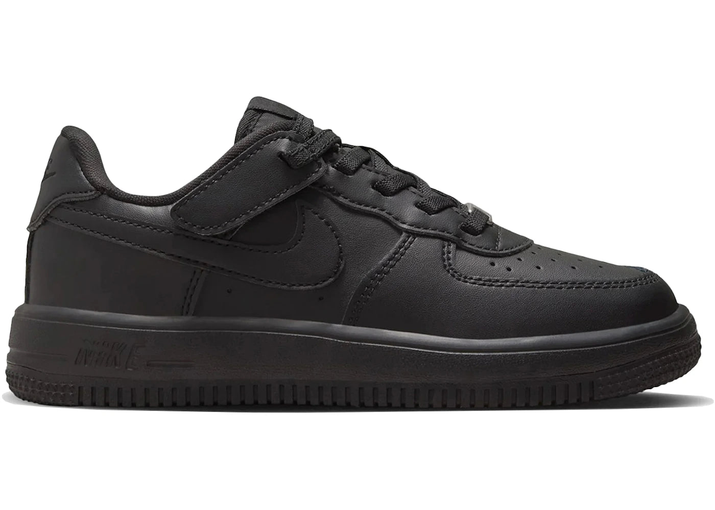 Nike Force 1 Low EasyOn Triple Black (PS) - vue 360