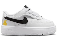 Nike Force 1 Low EasyOn White Black Yellow Bear (TD)