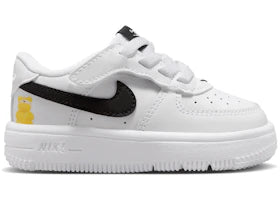 Nike Force 1 Low EasyOn White Black Yellow Bear (TD) - authentic Nike sneakers