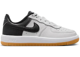 Nike Force 1 Low LV8 5 White Metallic Silver Black (PS) - vue 360