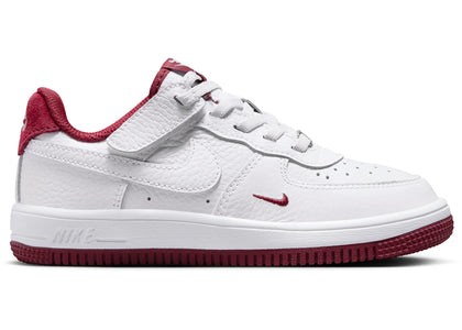 Nike Force 1 Low LV8 EasyOn White Team Red (PS) - authentic Nike sneakers