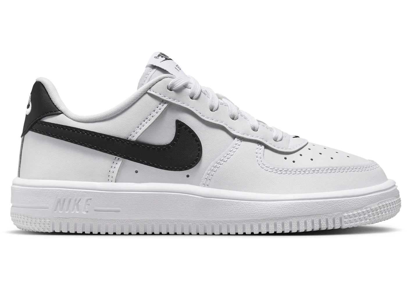 Nike Force 1 Low White Black (PS) - vue 360