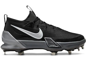 Nike Force Zoom Trout 9 Elite Black Anthracite White Metallic Silver - vue 360