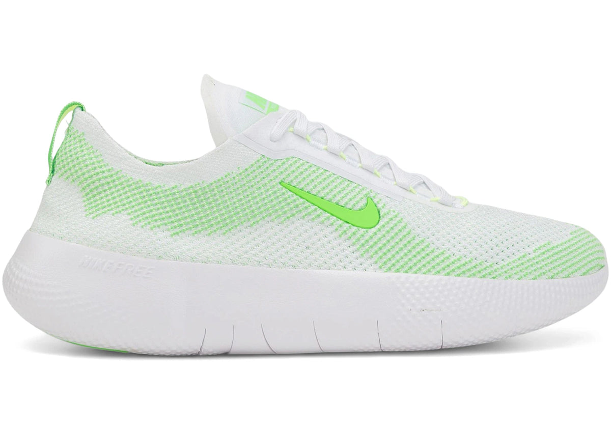 Nike Free 2025 White Volt Green Strike - vue secondaire A