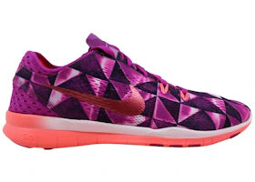 Nike Free 5.0 TR FIT 5 PRT Fuchsia Flash/Hot Lava-Fuchsia Glow-White (Women's)