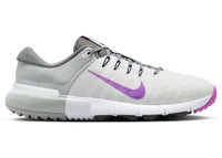 Nike Free Golf Next Nature White Iron Grey Light Smoke Grey Vivid Purple