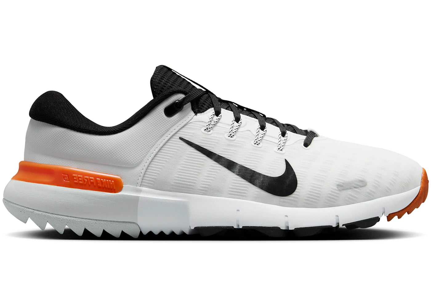 Nike Free Golf Next Nature White Safety Orange Black - vue 360