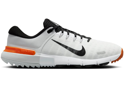 Nike Free Golf Next Nature White Safety Orange Black - authentic Nike sneakers