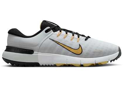Nike Free Golf Next Nature White Topaz Gold - authentic Nike sneakers