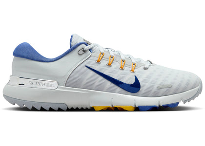 Nike Free Golf Pure Platinum University Gold Wolf Grey Astronomy Blue (Wide) - sneakers view 2