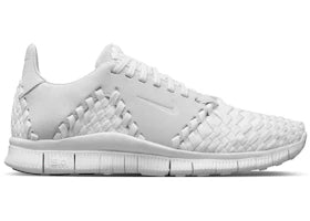 Nike Free Inneva Woven 2 Triple White - vue 360